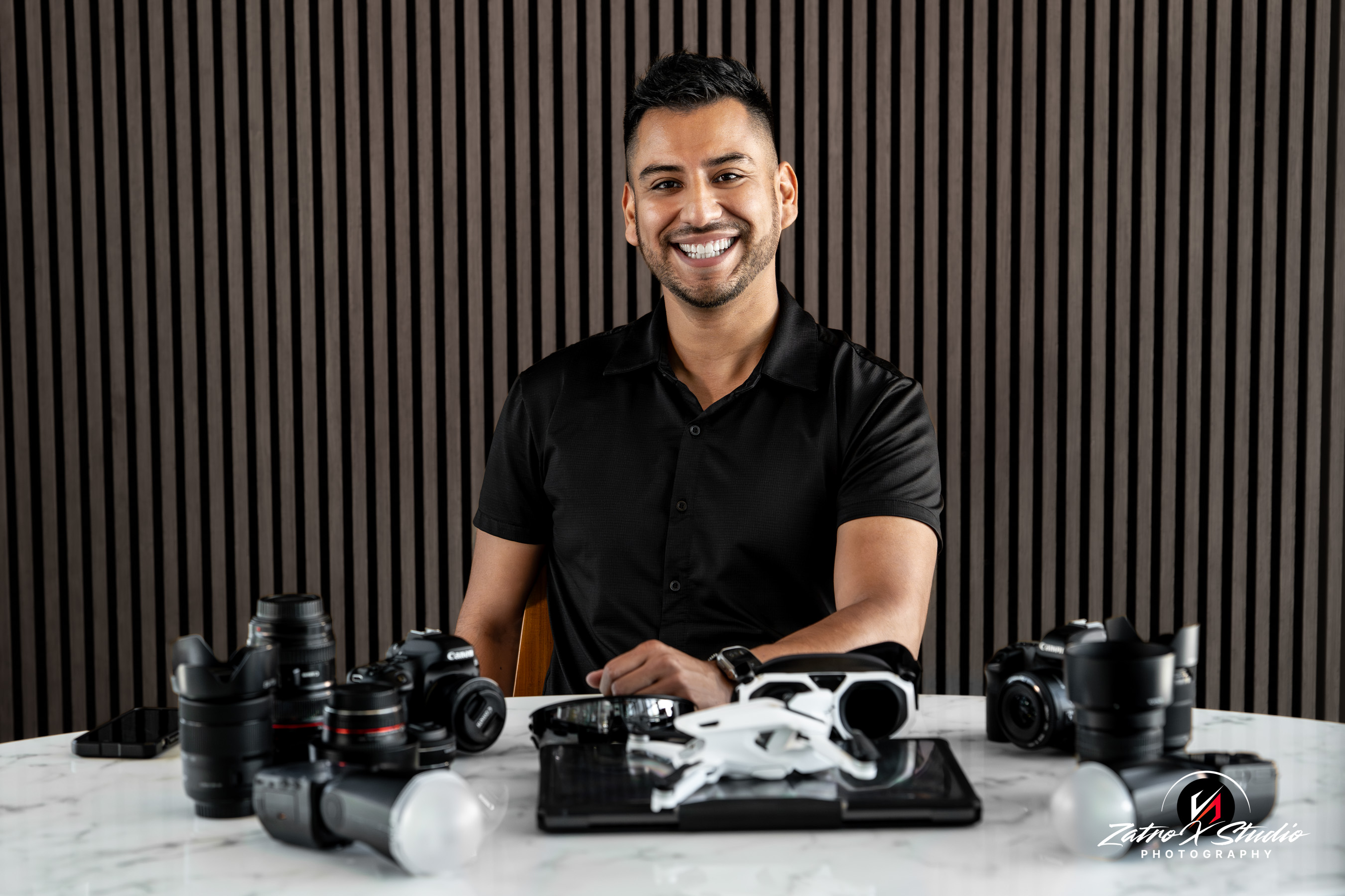 Photographer capturing authentic storytelling moments with professional camera
